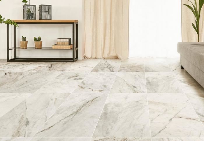 bianco orion polished marble living room