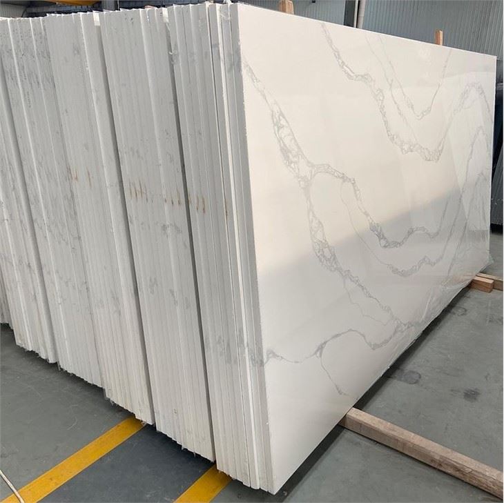 Calacatta White Quartz Slab