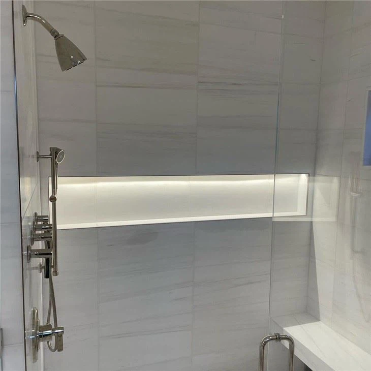 white marble wall tile