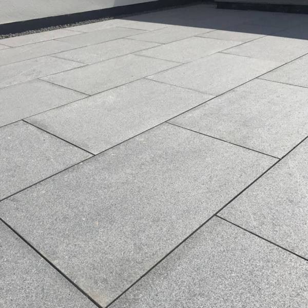 Silver Grey Granite Paving Slabs outdoor
