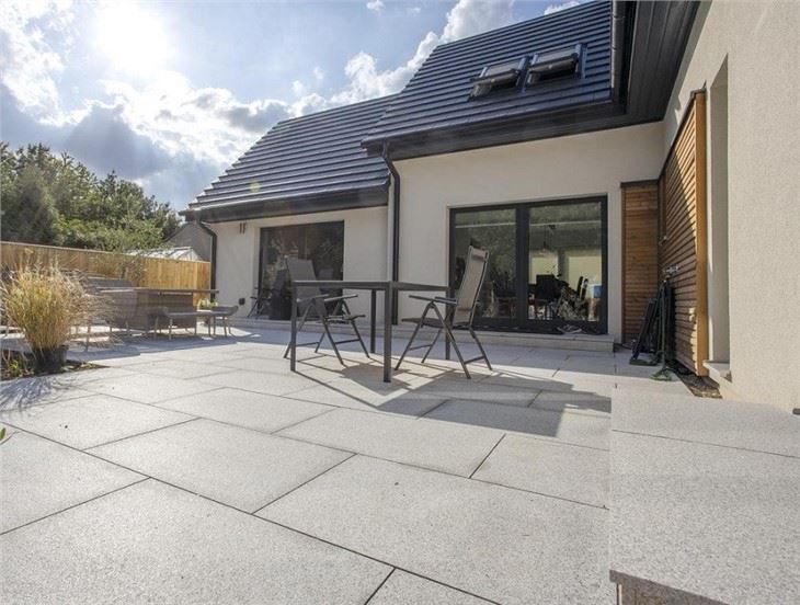 Silver Grey Granite Paving Slabs patio