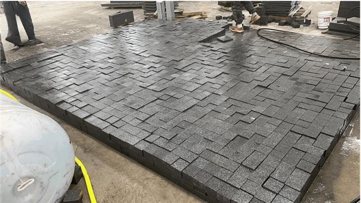 G684 Black Basalt Cube/Cobble/ Paving Stone For Landscape Garden Square Project